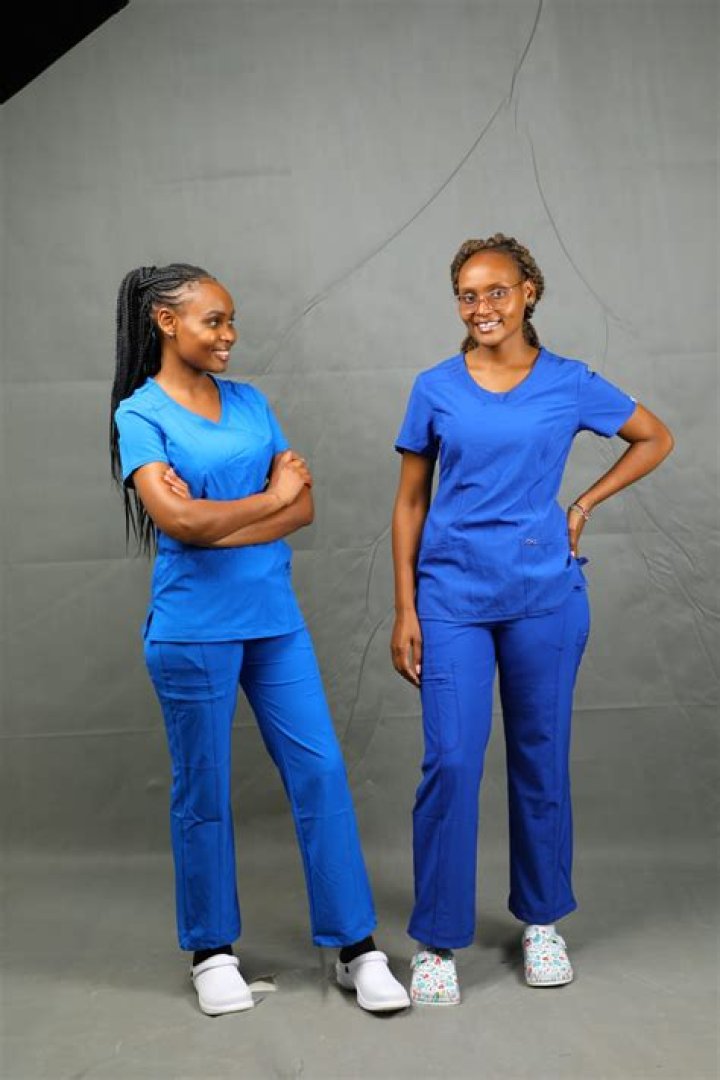 royal blue and galaxy blue scrubs