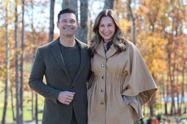 Ryan seacrest and sister meredith seacrest hires stock photography and