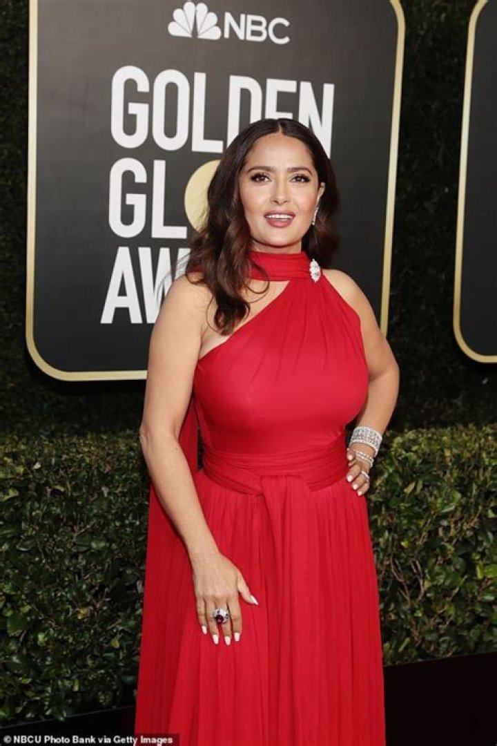 SALMA HAYEK at 2021 Golden Globe Awards in Beverly Hills 02/28/2021