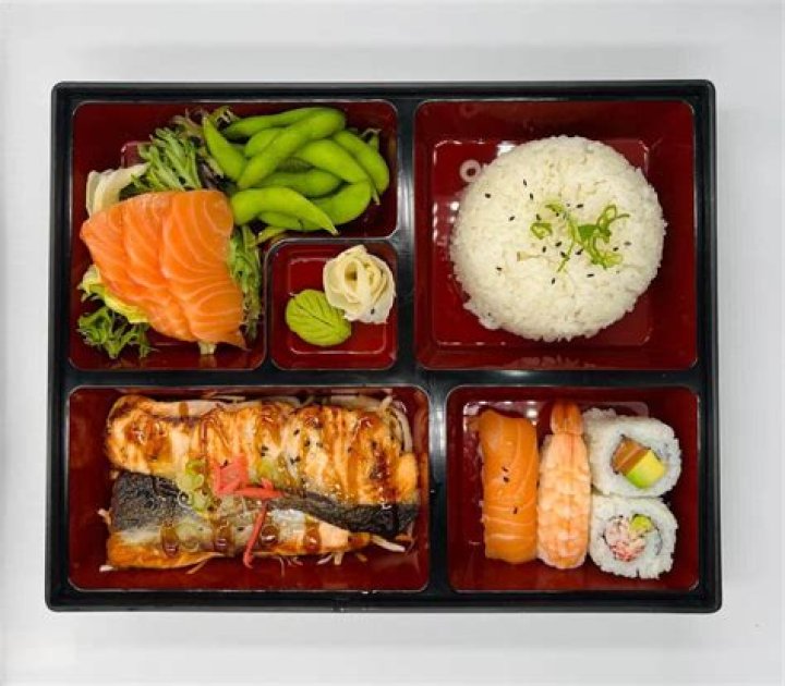 SALMON BENTO BOX Bento Sushi CA