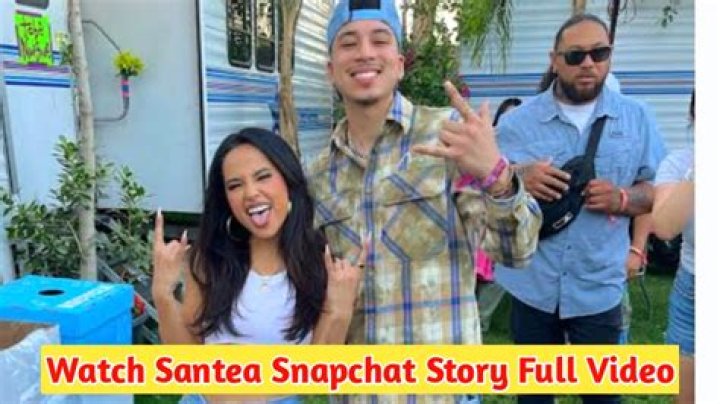 Santea snapchat story leaked twitter kworld trend