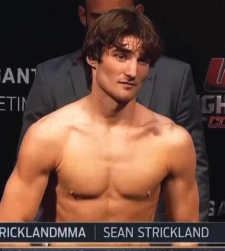 Sean Strickland young "Bro was actually majestic" UFC fans caught