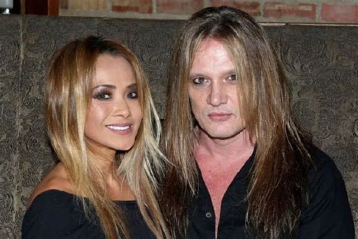 Sebastian Bach and his current wife. Sebastian bach, Bach, Celebrities
