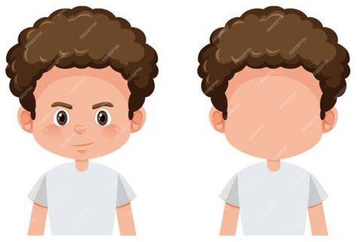 Set of curly boy character 298373 Vector Art at Vecteezy