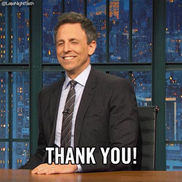 Seth Meyers Thank You Reaction GIFs