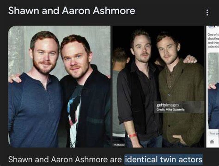 Shawn and Aaron Ashmore Celebrity Siblings You Probably Didn't Know