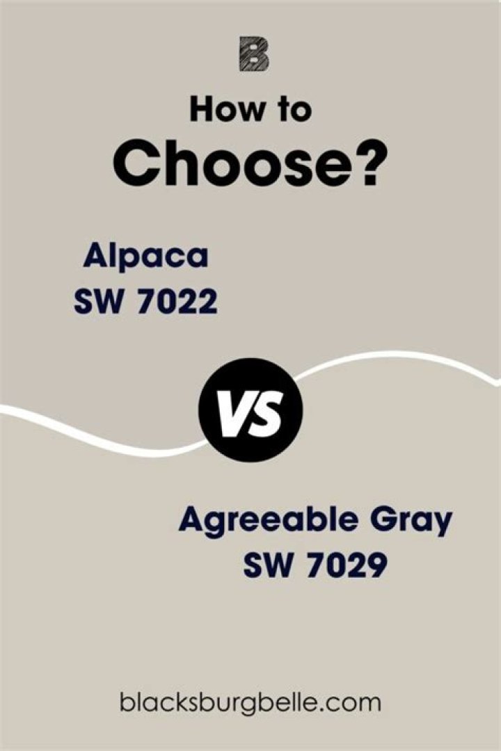 Sherwin Williams Alpaca Vs Agreeable Gray How To Blog