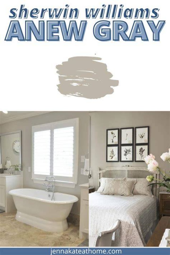 Sherwin Williams Anew Gray Jenna Kate at Home