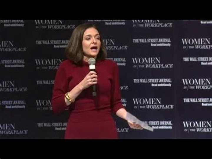 Sheryl Sandberg WSJ Women In