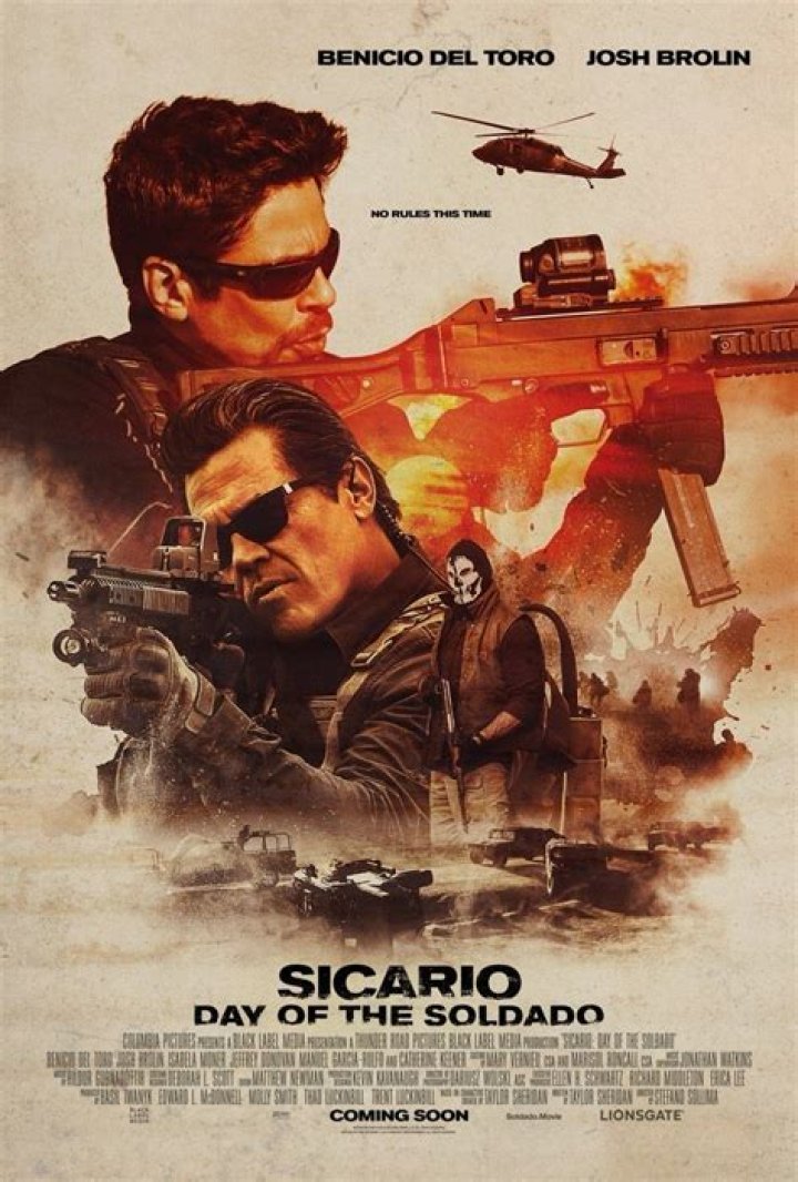 Sicario Day of the Soldado Movie New Posters Teaser Trailer