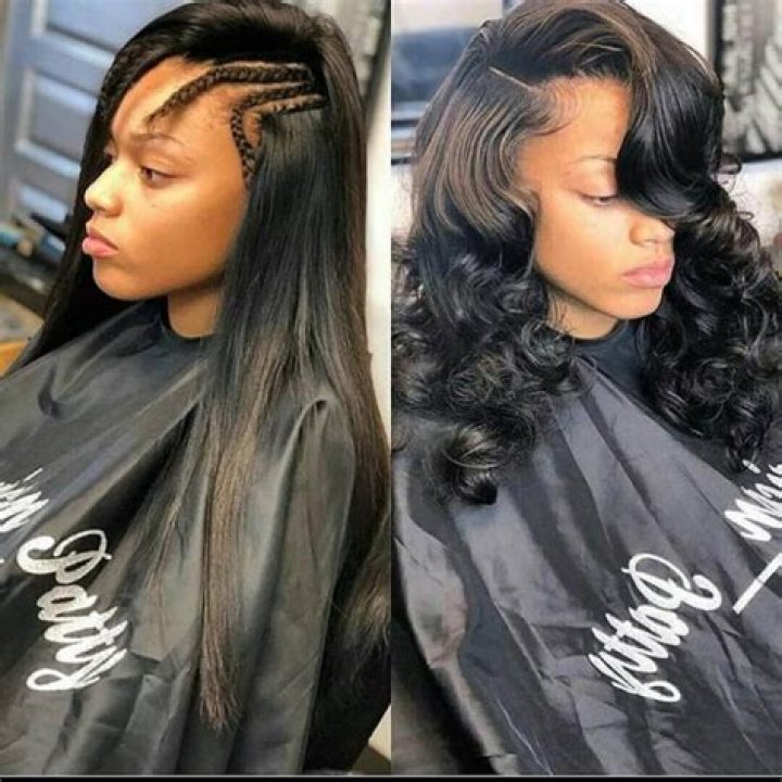 SIDE PART QUICK WEAVE ON NATURAL HAIR TRANSFORMATION YouTube Quick