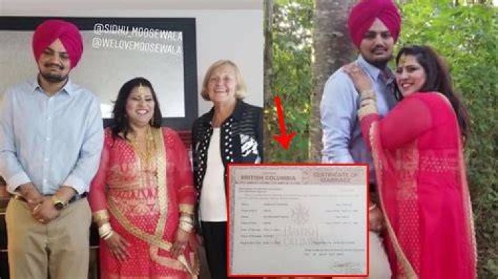 Sidhu Moose Wala Canadian Marriage Certificate and Wife Details Are Out