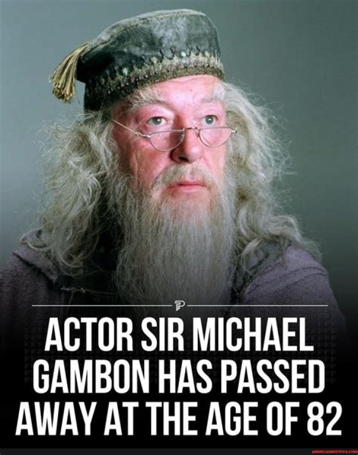 Sir Michael Gambon has died aged 82 Legendary stage and screen actor