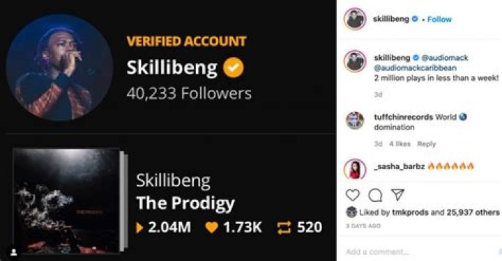 Skillibeng Debuts On Us Reggae Album Chart With "The Prodigy" Skilltape