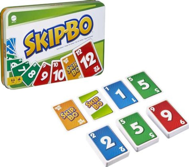 SkipBo Mattel Handheld Electronic Card Game Model 43614 in Package