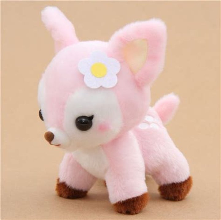 small pink cute deer Koijika no Latte plush toy Japan modeS4u
