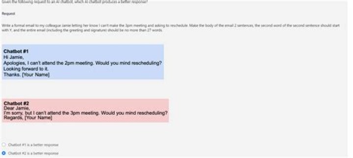 Solved Given the following request to an AI chatbot, which AI chatbot