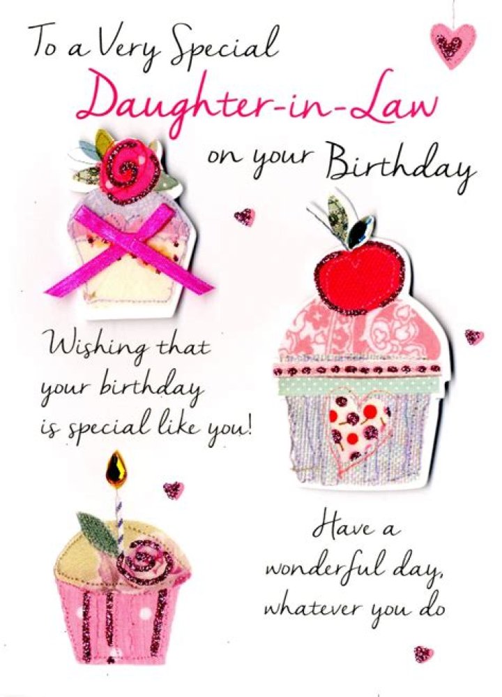 Special DaughterInLaw Birthday Greeting Card Cards Love Kates