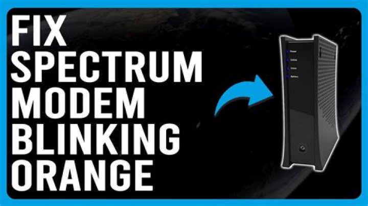 Spectrum Modem Blinking Orange Troubleshooting Tips and Fixes (2024)