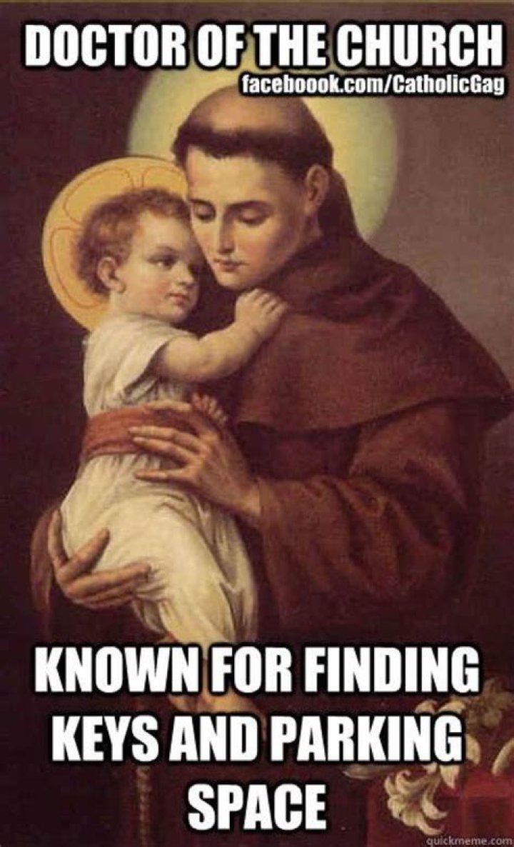 St Anthony Humor Catholic Memes, Catholic Prayers, Catholic Saints