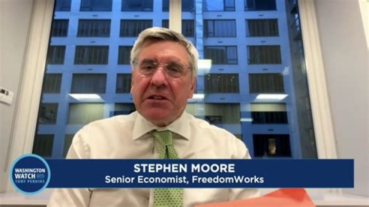 Stephen Moore Economist Writer with The Wall Street Journal