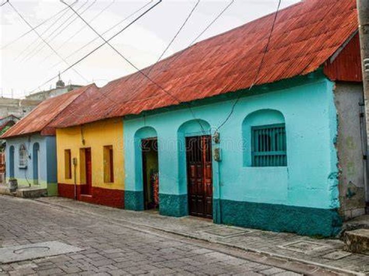 Street Of Flores In Guatemala Stock Photo Image of street, colorful