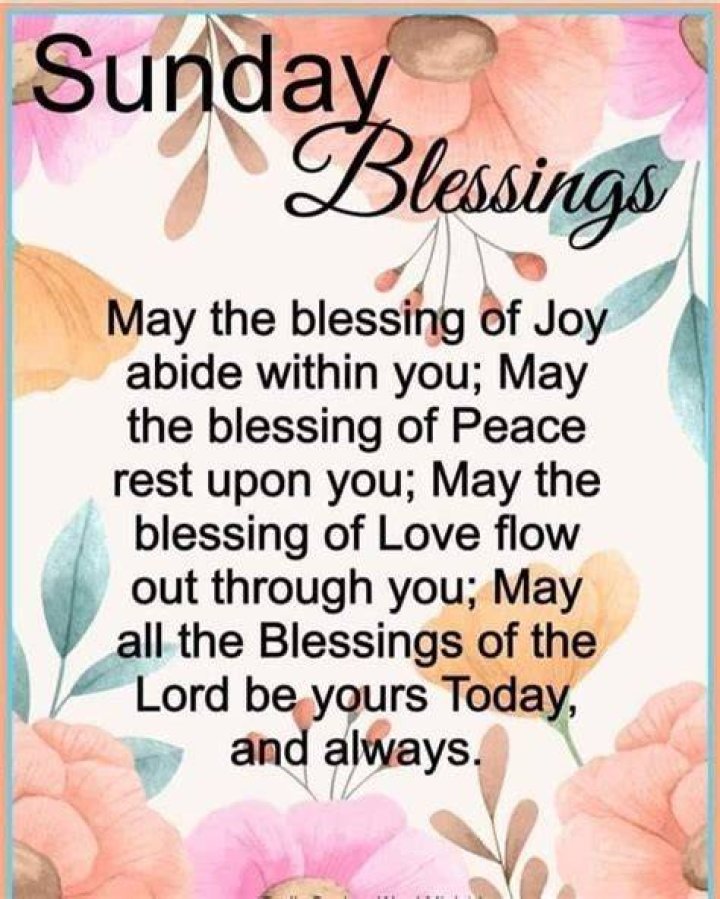 Sunday Blessings Pictures, Photos, and Images for Facebook, Tumblr