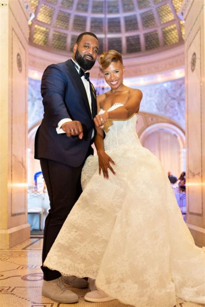 Super Bowl XLVI Champion Chris Canty and Melanie Richards Said, "I Do
