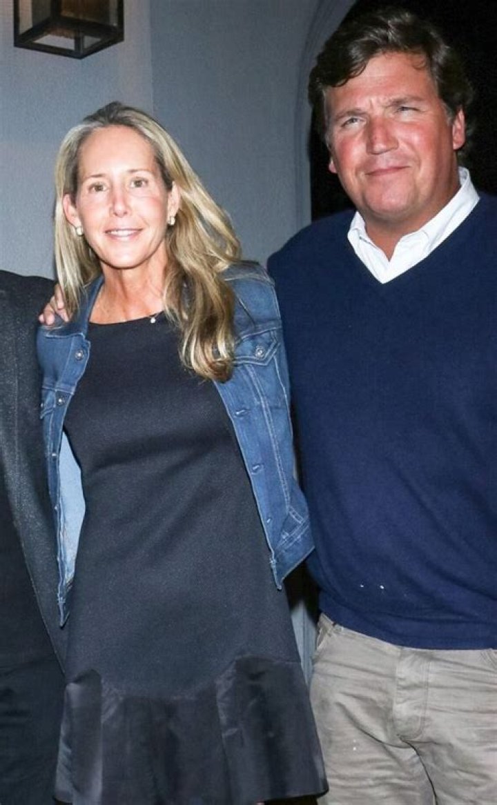 Susan Andrews and Tucker Carlson