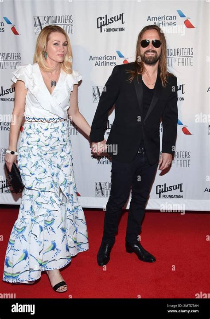 Swedish songwriter Max Martin and his wife Jenny Petersson attend the