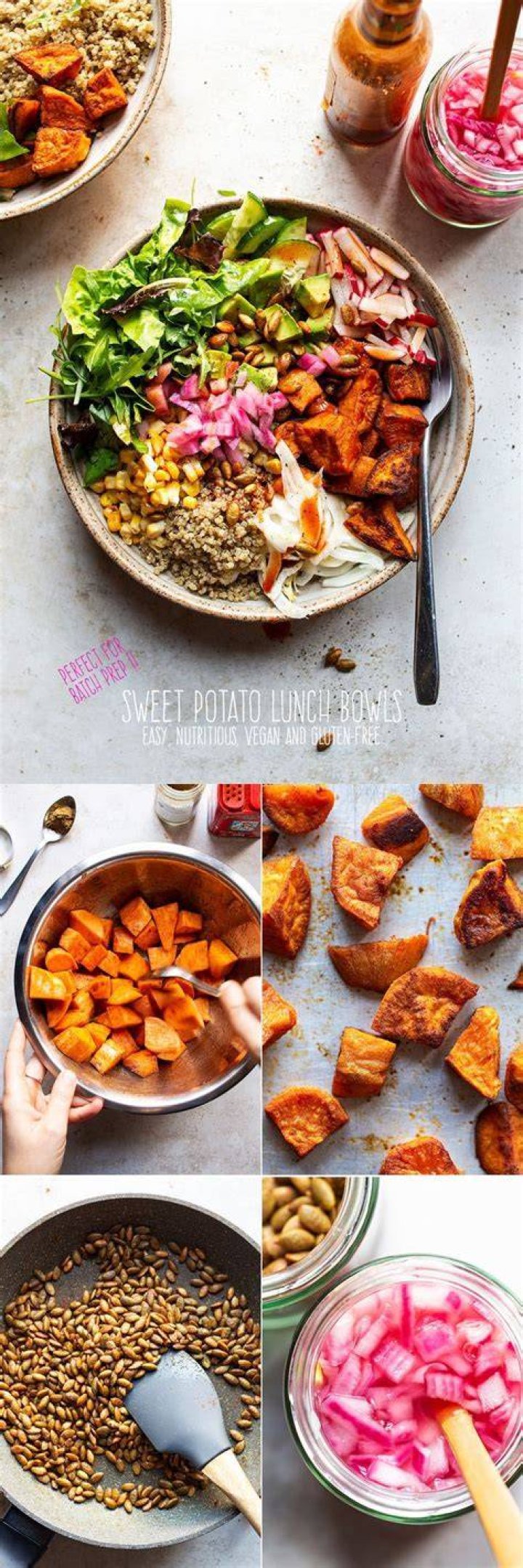 Sweet potato bowl Lazy Cat Kitchen