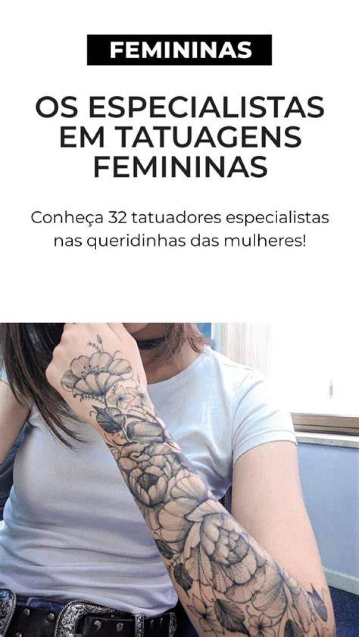 Tatuagens femininas Conhe&ccedil;a tatuadores especialistas nas queridinhas