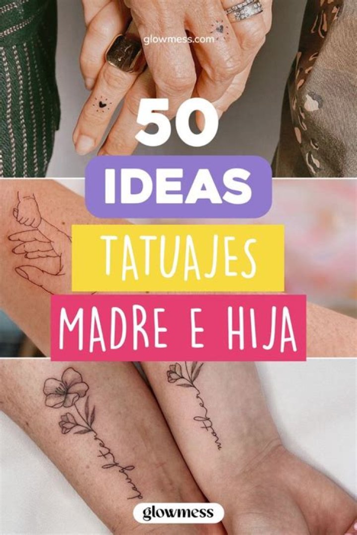 Tatuajes madre e hija Ideas para plasmar este amor incondicional en tu