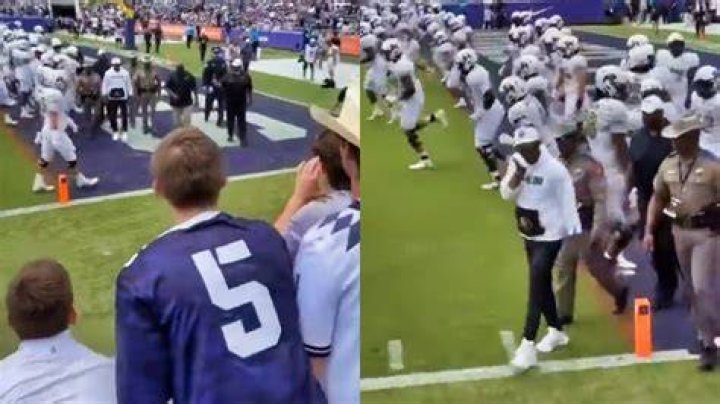 TCU Fan Had NSFW Message For Travis Hunter Before Game The Spun What