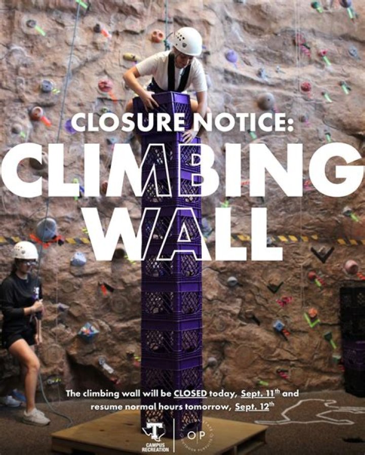 Temporary Closure North Country Climbing Center the only full