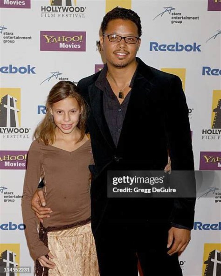 Terrence howard and daughter aubrey howard hires stock photography and
