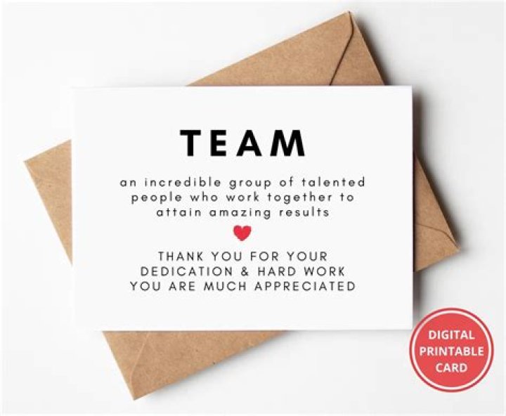 Thank You Card For Coworker