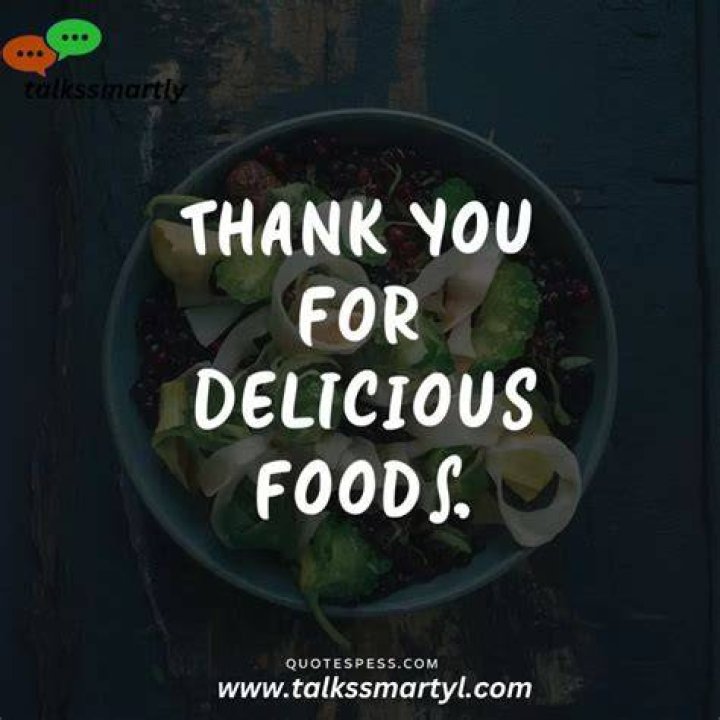 Thank You for the Delicious Food Card Wedding Card Caterer Etsy
