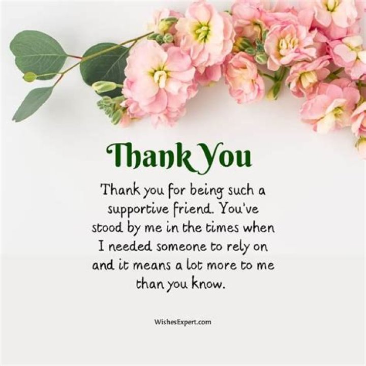 Thank You Messages For Friends Sweet Notes & Quotes WishesMsg