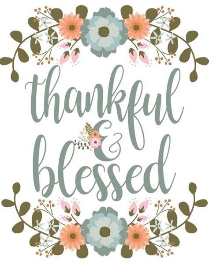 Thankful and Blessed Print