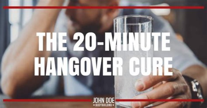 The 20Minute Hangover Cure