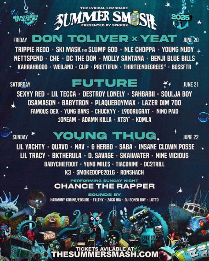 The Lyrical Lemonade Summer Smash Festival 2022 Lineup Grooveist