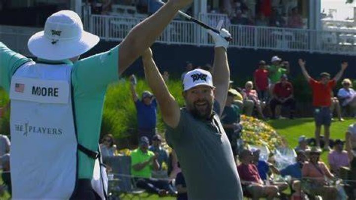 The Players Ryan Moore fires spectacular holeinone at the 17th