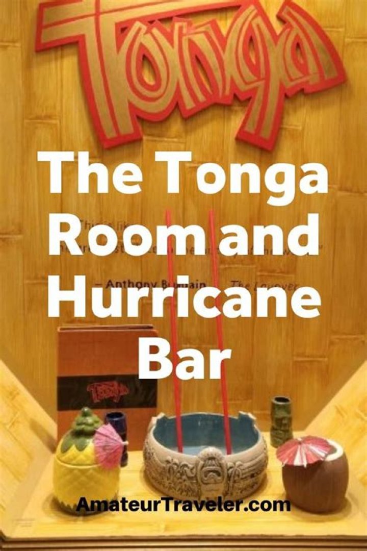 The Tonga Room and Hurricane Bar in San Francisco, California Kid