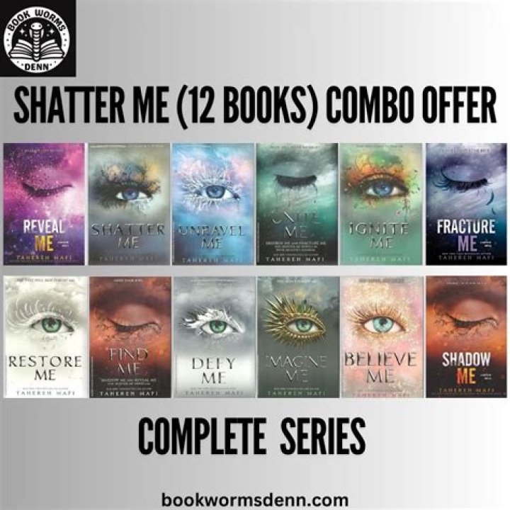 The whole shatter me series Book club books, Fantasy books to read