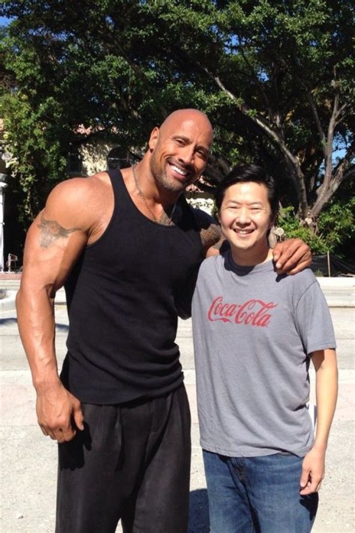 TheRock Dwayne Johnson On set my long time bud and identical twin