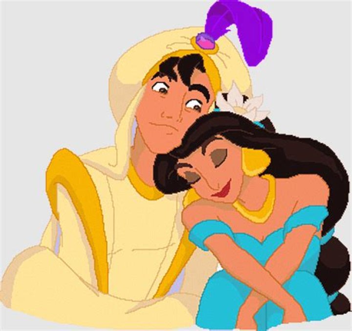 These are Jafar and Jasmine by artist Massimo Bussini. Description from