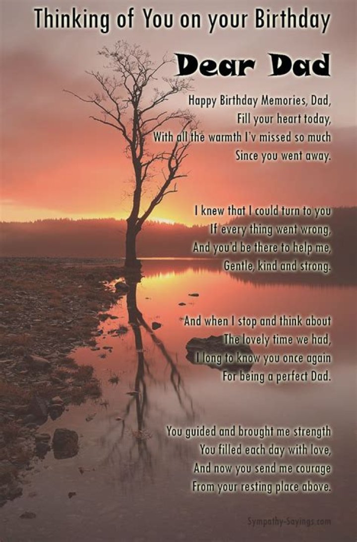 Thinking of Dad on His Birthday in Heaven Birthday in heaven, Happy