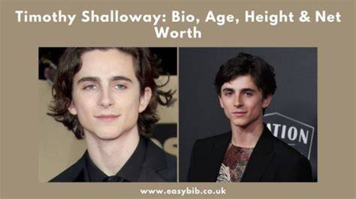 Timothy Shalloway is an American actor also known as Timothee Chalamet