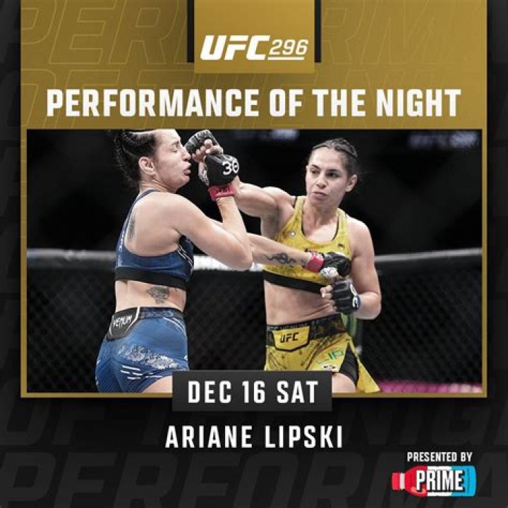 to the UFC Ariane Lipski